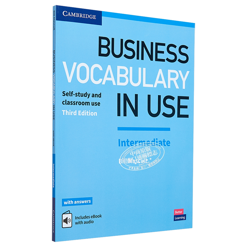 英文原版 剑桥商业英语词汇 中级 第三版 Business Vocabulary in Use Intermediate 带答案带电子书 自学工具书