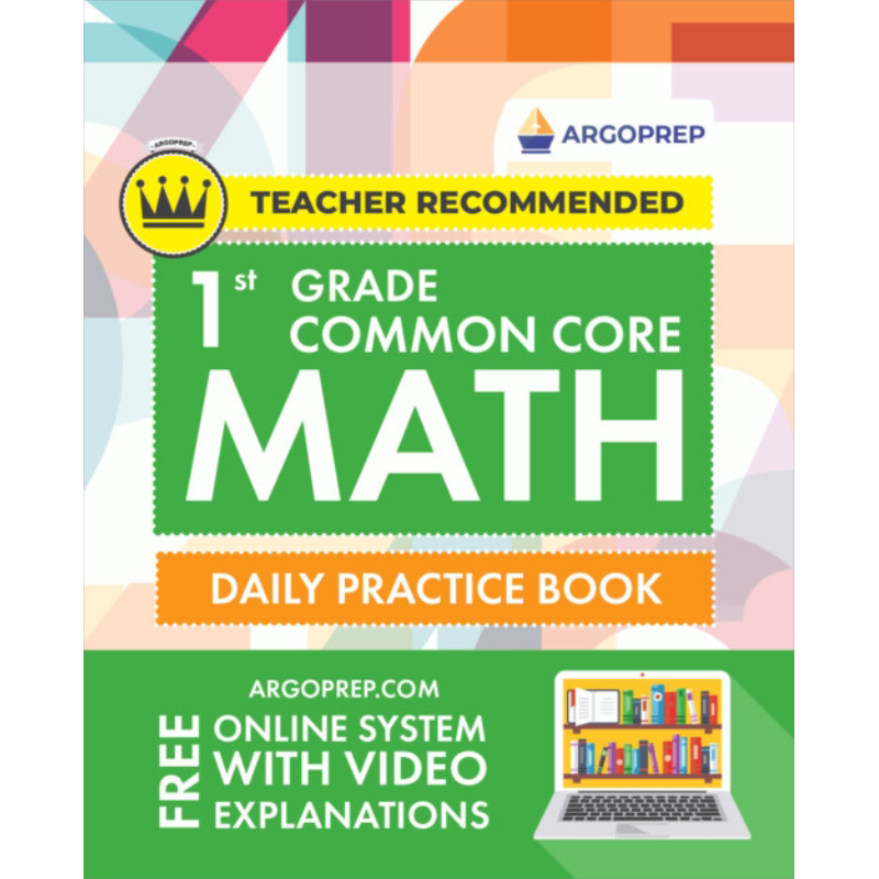 美国课标一年级数学每日练习册 1st Grade Common Core Math Daily Practice Workbook Argoprep 练习题含视频解析 又日新