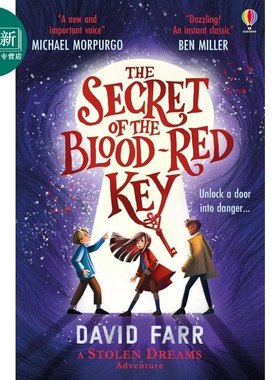 预售 盗梦者之书2 血红色钥匙的秘密 The Secret of the Blood-Red Key 英文原版 儿童文学奇幻小说故事 进口童书读物 又日新