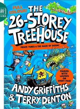 树屋故事2 26层小屁孩树屋历险记全彩版 The 26 Storey Treehouse Colour Edition英文原版 儿童漫画故事小初文学 又日新