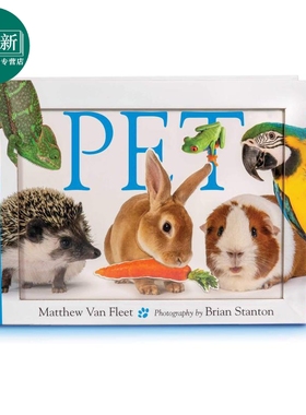 Matthew Van Fleet: Pet 宠物 新奇趣玩 翻翻立体书 英文原版 进口图书 儿童读物 亲子图画书 2岁以上