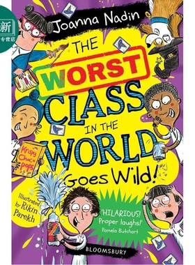 预售 爆笑连连的班级4 The Worst Class in the World Goes Wild 英文原版 爆笑青少年小说 插图章节故事书 7岁以上 又日新