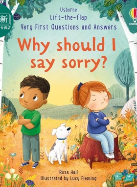 尤斯伯恩你问我答 我为什么要说对不起 Very First Questions & Answers Why should I say sorry英文原版 纸板书 又日新