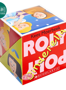 灰姑娘 Roly Poly Pop-Up: Cinderella 学乐神奇翻转书 益智游戏书 立体书 单词启蒙 英文原版 3-6岁 吴敏兰推荐