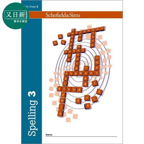 英国S&S教辅 Spelling 3  拼写 3 7-8岁适用 附答案  英文原版 英语单词字母识别 又日新