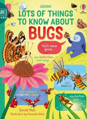 关于昆虫你所需要知道的那些事 Lots of Things to Know About Bugs 英文原版 儿童科普 自然科学知识绘本 进口书 又日新