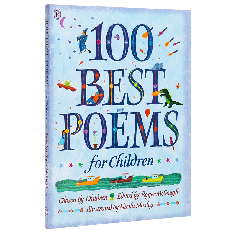 给孩子的100首诗 100 Best Poems for Children 英语英文原版 当代经典诗歌集 幼儿启蒙 儿童诗词诗歌绘本进口文学书籍