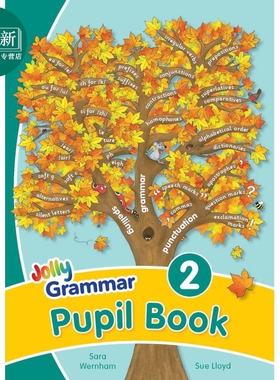 快乐语法2 学生用书 手写体字母 英式英语版 Jolly Grammar 2 Pupil Book In Precursive Letters 英文原版进口 又日新