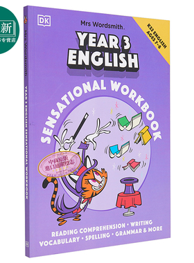 Mrs Wordsmith Year 3 English Sensational Workbook DK 沃德史密斯夫人英语练习册3阶 英文原版 儿童参考资料书 7-8 又日新