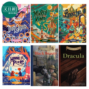 开始读经典系列 西游记 唐吉诃德 木偶奇遇记 Classic Starts Monkey King 英文原版 儿童经典文学 插图章节书 又日新