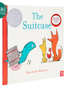 凯特格林威奖 Chris Naylor-Ballesteros：行李箱 The Suitcase 平装 奥斯卡 精品绘本 行李箱里藏着什么 英文原版 3-6岁