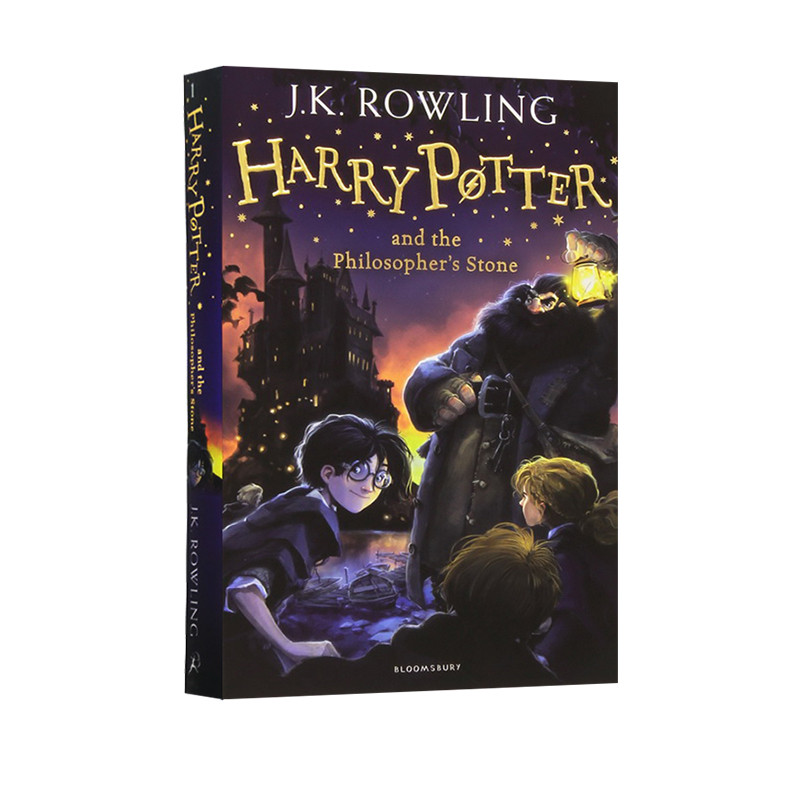哈利波特与魔法石英文原版Harry Potter and the Philosopher's Stone 经典英语小说书 畅销电影 jk罗琳20周年纪念版 全集原?