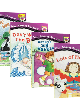 汪培珽初级阶段故事绘本4册 英文原版 All Aboard Reading(Picture Reader) 低幼亲子绘本 2-5岁