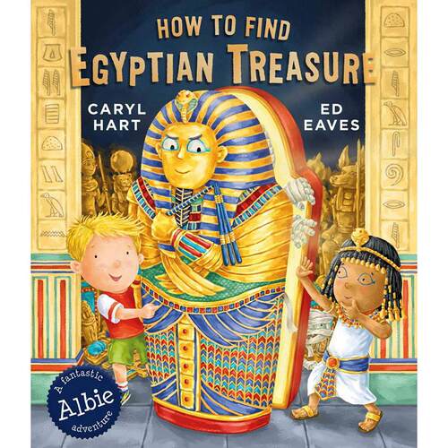 怎样找到埃及宝藏 英文原版How to Find Egyptian Treasure游戏活动故事绘本