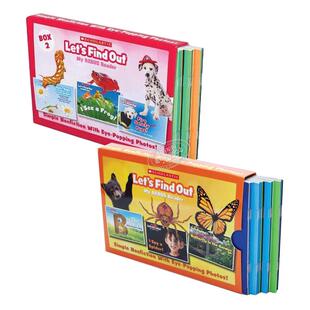 Find Out 小学课外阅读 英文原版 又日新 Readers儿童科普绘本 Lets Rebus 学乐科学指南全集2盒共48册