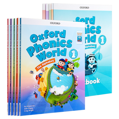 新版牛津OPW Oxford Phonics World L1 2 3 4 5级共10册全套 学生套装主课本+练习册少儿英语自然拼读教材