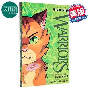 猫武士漫画版#1 Warriors Graphic Novel: The Prophecies Begin #1 英文原版 儿童桥梁漫画 图画小说 动物故事 又日新