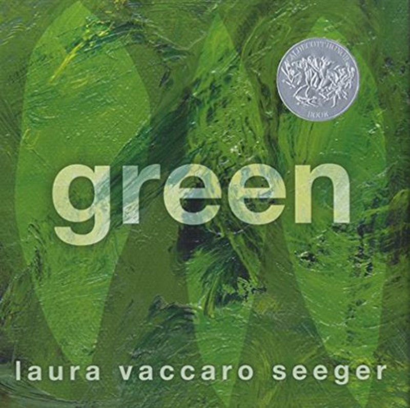 绿色 英文原版 Green 凯迪克银奖作品 色彩认知绘本 Laura Vaccaro Seeger 颜色主题