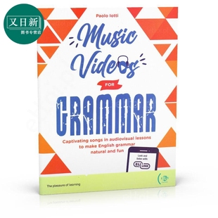 儿歌英语语法学习 又日新 视频 FOR GRAMMAR VIDEOS 配音频 答案MUSIC 练习活动书 英语语法音乐视频 SB英文原版 学生书