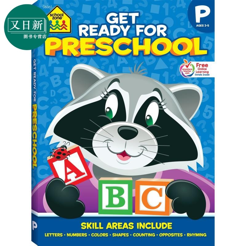 get ready for preschool 澳洲小学学前教辅:学前级 儿童亲子英语学习