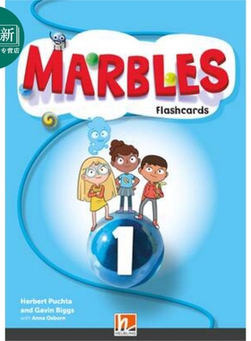 黑布林少儿英语课程 1级别 闪卡 Marbles 1 - F cards 英文原版 进口图书 英语学习教辅参考工具书 学习卡片 又日新