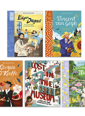 DK大都会艺术博物馆主题绘本合集 知名艺术家画作作品 The Met 梵高van Gogh 莫奈Monet 埃德加Edgar 奥基夫OKeeffe 又日新