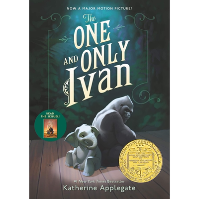 纽伯瑞：只有一个伊凡 The One and Only Ivan 英文原版 儿童章节书 文学小说故事书 精品儿童读物纽伯瑞儿童文学 又日新