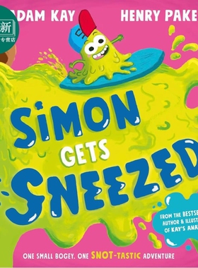 英文原版 Adam Kay 西蒙是一坨鼻涕 Simon Gets Sneezed 儿童口腔咽喉科普绘本 凯的神奇医学绘本版 进口童书 又日新