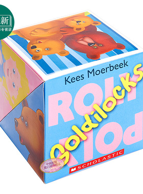 金发女孩和三只熊 Roly Poly Pop-Up 学乐神奇翻转书 益智游戏书 立体书 单词启蒙 英文原版 3-6岁 吴敏兰推荐