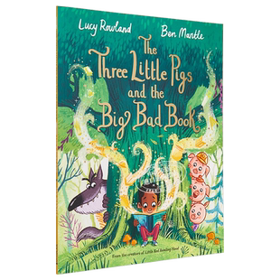 预售 Ben Mantle 三只小猪的书 The Three Little Pigs and the Big Bad Book 儿童绘本 童话故事书 英文原版小初文学 又日新