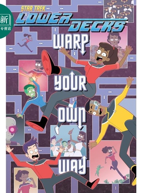 漫画章节书 星际迷航 Star Trek Lower Decks Warp Your Own Way 英文原版 2025雨果图像小说或漫画奖 图画小说 又日新