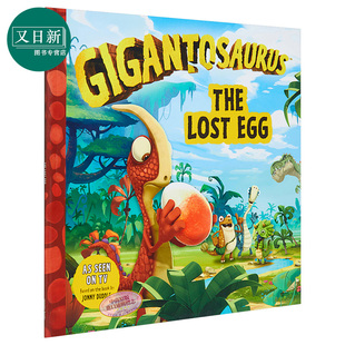 英文原版 9岁 Egg 原版 卡通亲子故事绘本 获奖童书 Lost 小恐龙大冒险4 Gigantosaurus 平装 The