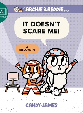 An Archie & Reddie It Doesnt Scare Me 狐狸俩友记3 儿童桥梁漫画 图像小说 英文原版进口图书 故事图画书 又日新