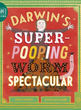 达尔文的超级蠕虫奇观 Darwin's Super-Pooping Worm Spectacular 英文原版儿童科普绘本动物知识百科图画书 精装 又日新
