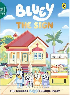 预售 小蓝狗布鲁 信号 Bluey The Sign 英文原版 儿童绘本故事 卡通动画 全彩插图章节书 进口童书 精装 Puffin图书 又日新
