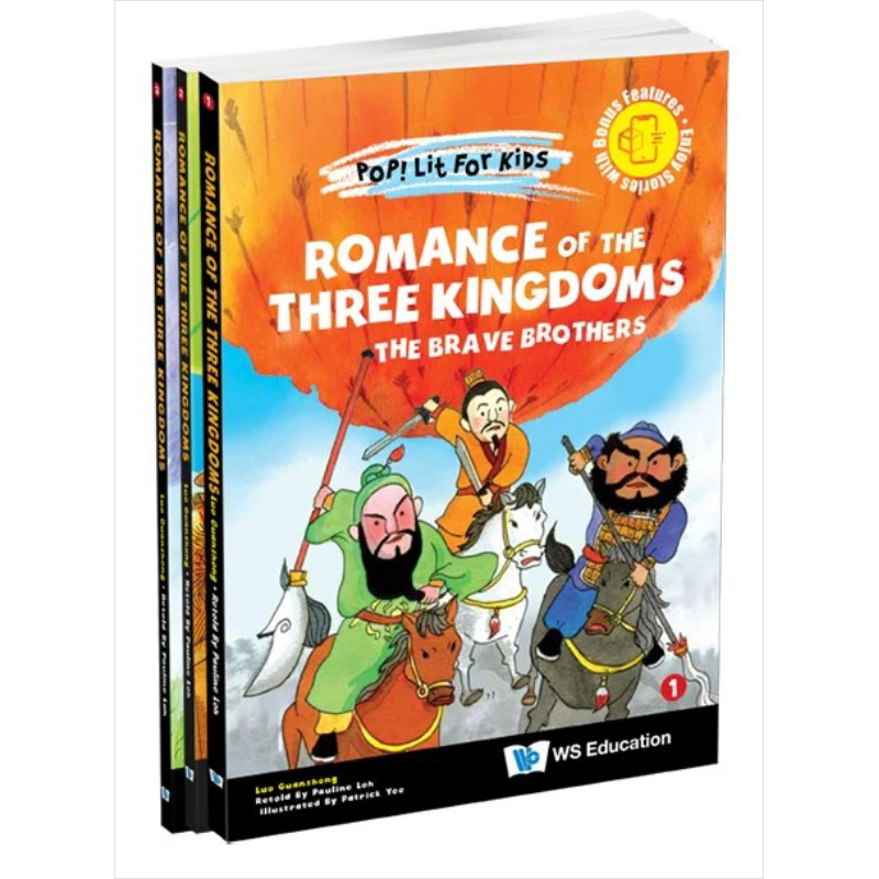 Romance of the Three Kingdoms The Complete Set 三国演义全集 中国四大名著 经典文学小说 英文版原版小初文学 又日新