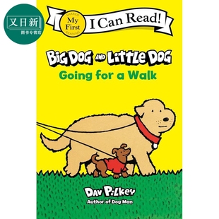 我可以读入门级 Pilkey Going Big Dog Read 又日新 Walk First Can Dav Little and for 大狗和小狗出门游