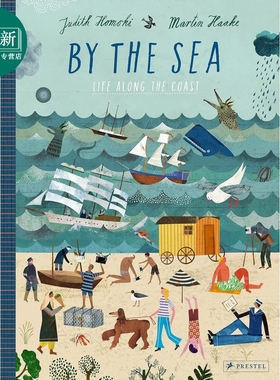 Martin Haake By the Sea Life Along the Coast 海边 沿海生活 英文原版进口图书 儿童绘本 海岸历史文化知识 又日新