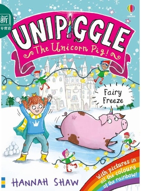 独角猪 仙女不见了Unipiggle Fairy Freeze英文原版 儿童绘本故事 幽默笑话故事书 图画图像小说 进口儿童读物 又日新