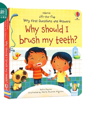 Why should I bursh my teeth 尤斯伯恩低幼启蒙翻翻学：为什么需要刷牙 低幼亲子益智启蒙绘本翻翻书 英文原版 3-6岁