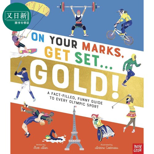 奥运会指南 On Your Marks Get Set Gold 英文原版 儿童科普绘本 知识百科图画书 进口图书 7-12岁 内容丰富有趣 又日新