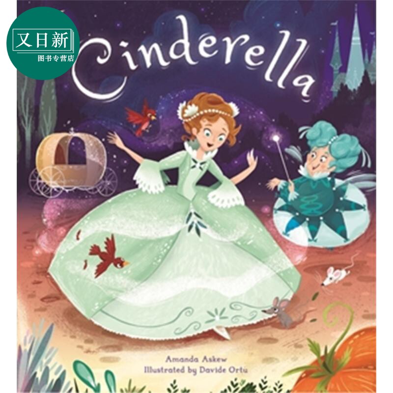 cinderella 经典故事时间 灰姑娘 英文原版进口 儿童童话绘本 图画书