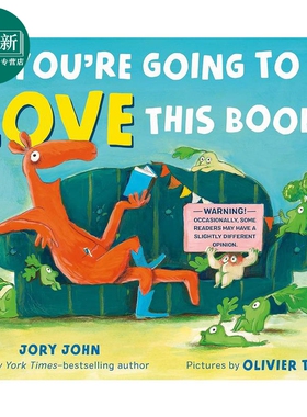 你会渐渐爱上这本书 Olivier Tallec You're Going to Love This Book 英文原版 儿童绘本 动物故事图画书 精装 又日新