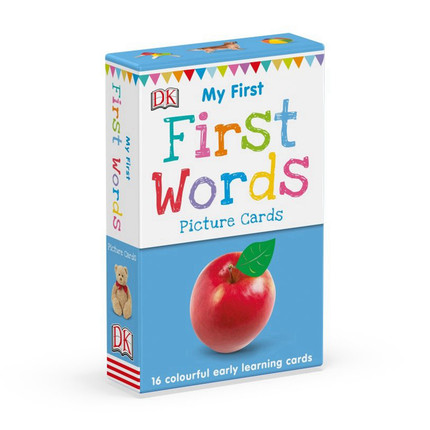 DK单词启蒙认读卡 英文原版 My First Words 16张双面全彩卡片 闪示卡 认知识物 2-6岁