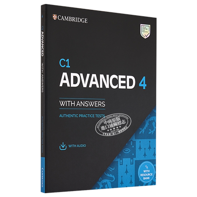剑桥官方CAE备考真题模拟题学生用书4 有答案配音频线上资源 自学教材 C1等级 Student's Book
