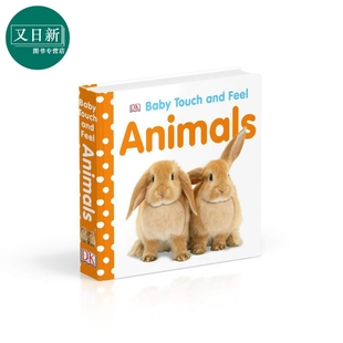 And Touch Feel Animals 3岁触摸书 DK触摸启蒙动物 Baby
