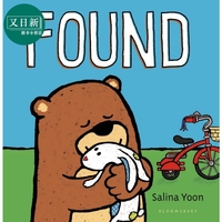 Salina Yoon：Found 熊囧囧與兔太郎1 英文原版 進(jìn)口圖書 兒童繪本 動(dòng)物故事圖畫書 早教認(rèn)知紙板書 0-5歲 又日新