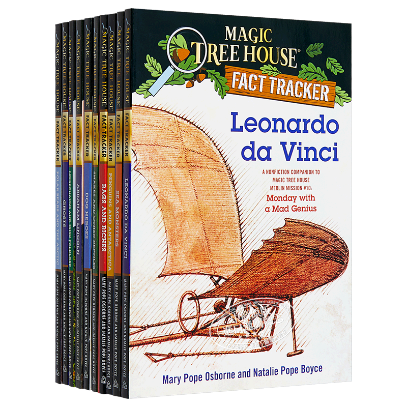 神奇树屋小百科系列16-25 Magic Tree House 10册 中学生课外阅读读物 儿童桥梁章节书 英文原版 7-12岁