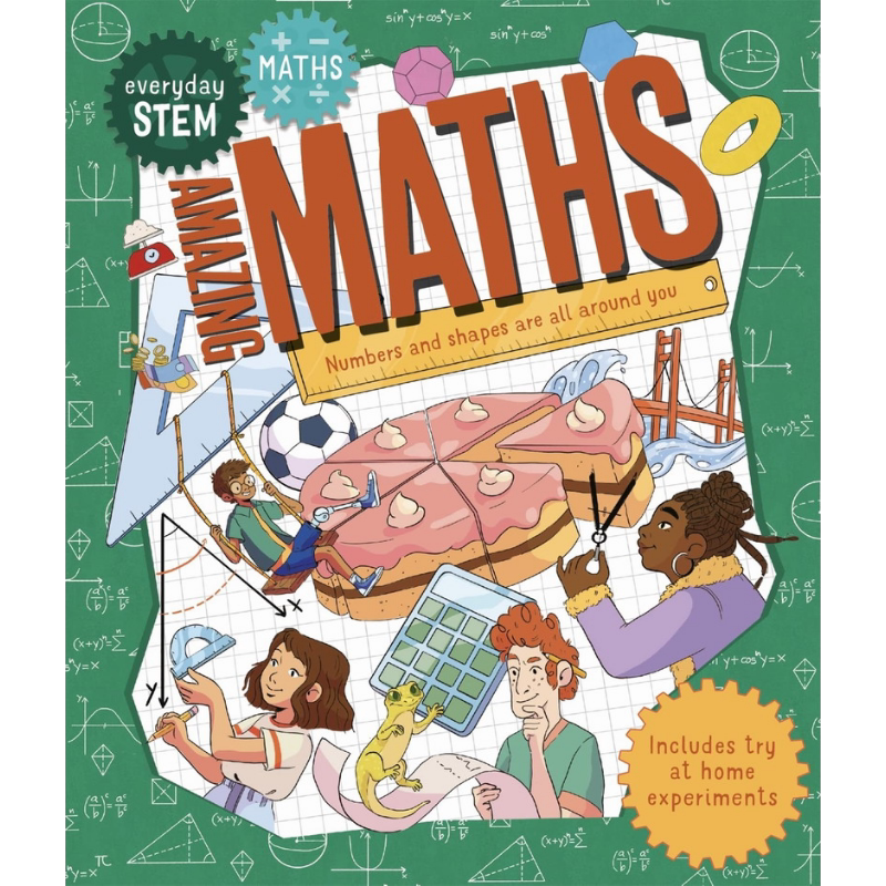 Everyday STEM Maths – Amazing Maths 日常STEM:惊人的数学 英文原版 进口图书 儿童科普绘本 百科知识图书 又日新