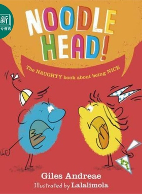 Noodle Head 傻瓜大战 英文原版 进口原版 2岁到5岁 儿童图画书 Giles Andreae